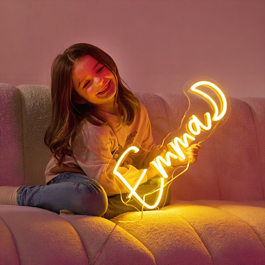 Custom Neon Name Signs  Custom Neon Light Signs for room – LUCKYNEON