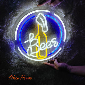 Beer Neon Light Sign - Aha Neon®