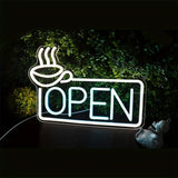 Coffee Open Neon Light Sign - Aha Neon®