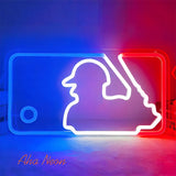 Baseball Player Neon Sign - Aha Neon®