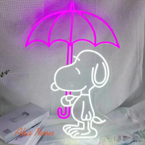 Snoopy Cute Anime Neon Sign - Aha Neon®