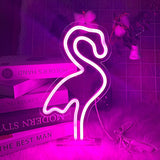 Pink Flamingo Table Lamp - Aha Neon®