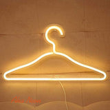 Hanger Neon Bedroom Sign - Aha Neon®