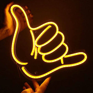 Shaka Neon Light - Aha Neon®