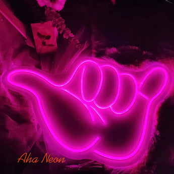 Shaka Neon Light - Aha Neon®