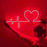 Heartbeat Pulse Neon Light Sign - Aha Neon®