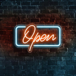 Open Neon Light Sign - Aha Neon®