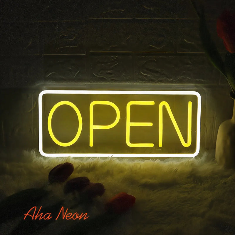 Load image into Gallery viewer, Neon Open Business Sign -1
