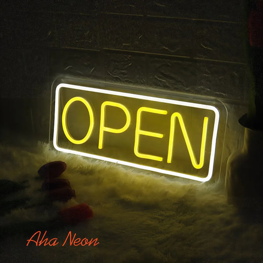 Neon Open Business Sign -2