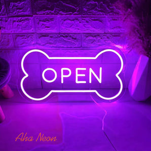 Pet Shop Neon Open Sign - Aha Neon®