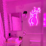 Neon Sign - Ajoyferris Lady Back - 3