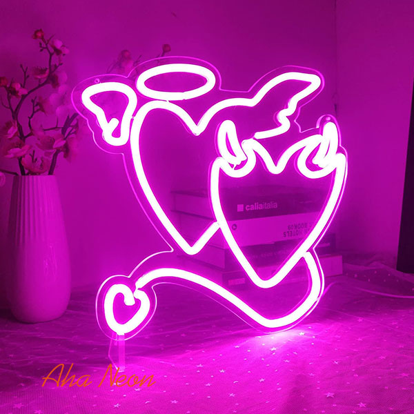 Load image into Gallery viewer, Angel Demon Neon Light - 1
