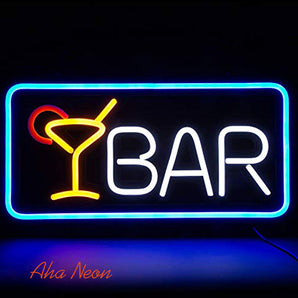 Bar Neon Business Sign - Aha Neon®