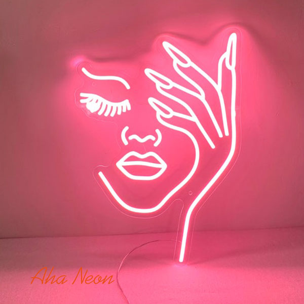 Load image into Gallery viewer, Beauty Face Neon Sign - 1
