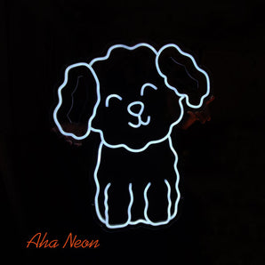 Bichon Frise Neon Light Up Sign - Aha Neon®