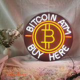 Bitcoin Neon Sign - Aha Neon®