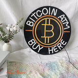 Bitcoin Neon Sign - Aha Neon®