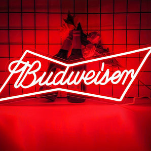 Budweiser Neon Beer Sign - Aha Neon®