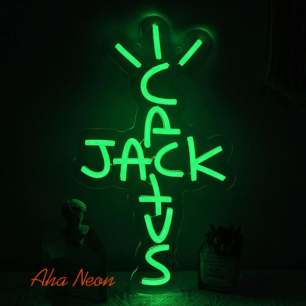 Cactus Jack Neon Sign | Personalized LED Light | Aha Neon