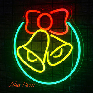 Christmas Bell Neon Sign - Aha Neon®