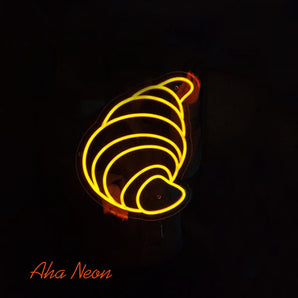 Croissant Neon Sign - Aha Neon®