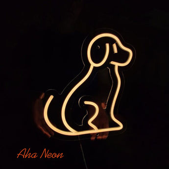 Dog Neon Sign - Aha Neon®