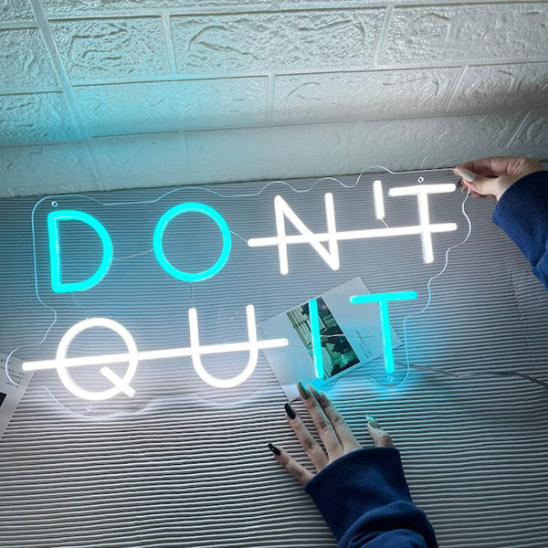 Load image into Gallery viewer, Don&#39;t Quit Do It Neon Sign - 2
