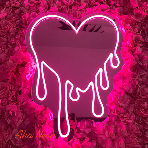 Load image into Gallery viewer, Dripping Heart Neon Sign - 2
