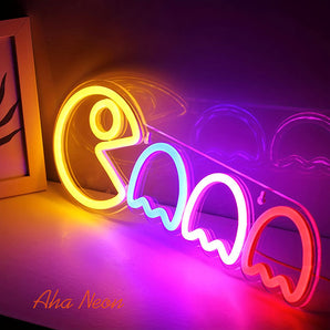 Eating Beans Neon Sign - Aha Neon®