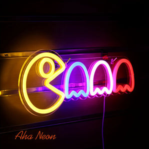 Eating Beans Neon Sign - Aha Neon®