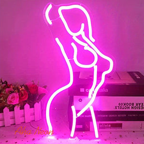 Elegant Nude Neon Light Art LED - Aha Neon®