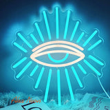 Evil Eye Neon Sign - Aha Neon®