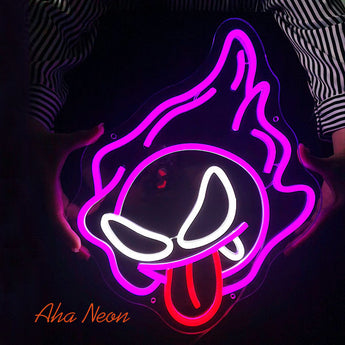 Gastly Neon Sign - Aha Neon®