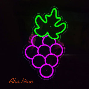 Grapes Neon Sign - Aha Neon®