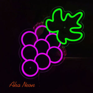 Grapes Neon Sign - Aha Neon®