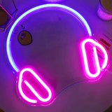 Headphone Neon Sign - Aha Neon®