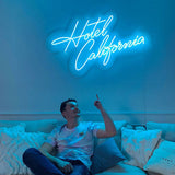 Hotel California Neon Sign - Aha Neon®