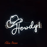 Howdy Neon Sign - Aha Neon®