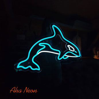 Killer Whale Neon Sign - Aha Neon®