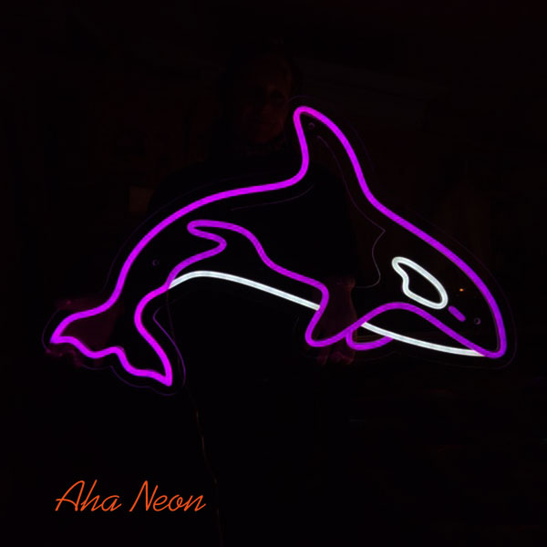 Load image into Gallery viewer, Killer Whale Neon Sign - 2

