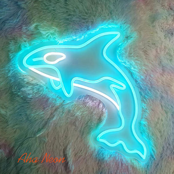 Load image into Gallery viewer, Killer Whale Neon Sign - 3
