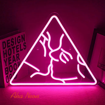 Kiss Neon Sign - Aha Neon®