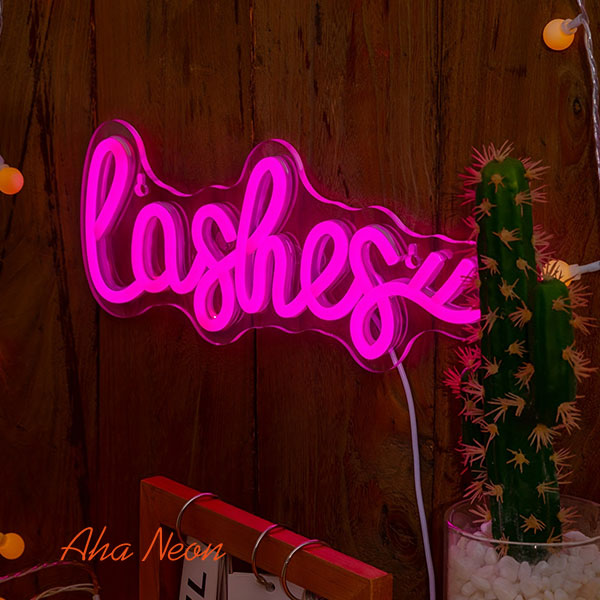 Load image into Gallery viewer, Lashes Neon Sign - 2
