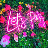 Let's Party Neon Light Sign - 7