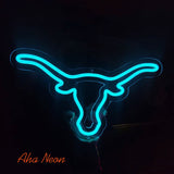 Longhorn Bull Neon Light - Aha Neon®