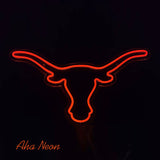 Longhorn Bull Neon Light - Aha Neon®