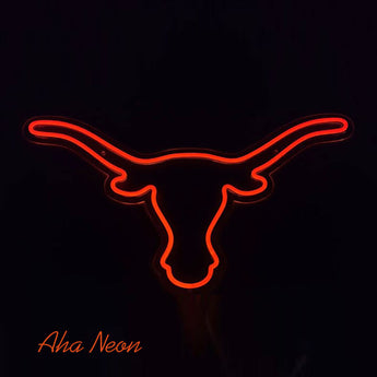 Longhorn Bull Neon Light - Aha Neon®