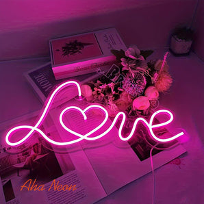 Love Neon Wedding Sign - Aha Neon®