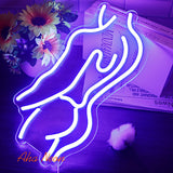 Man Body Neon Gym Sign - Aha Neon®