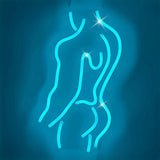 Man Body Neon Gym Sign - Aha Neon®